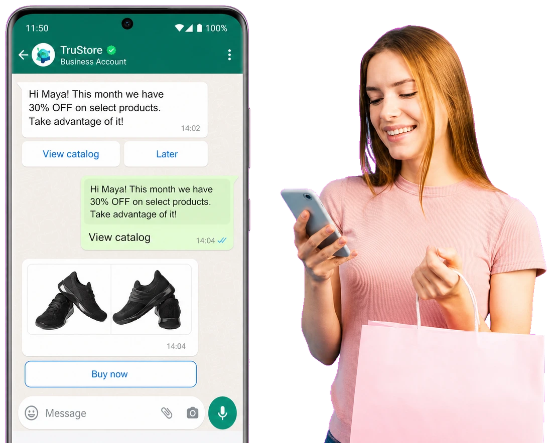 SME catalog and orders on WhatsApp