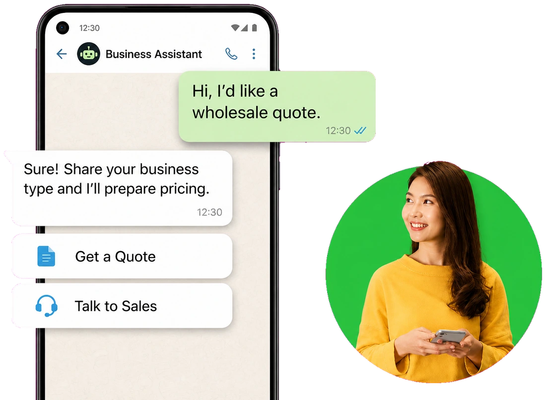 SME lead capture on WhatsApp