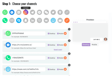 choose your channel