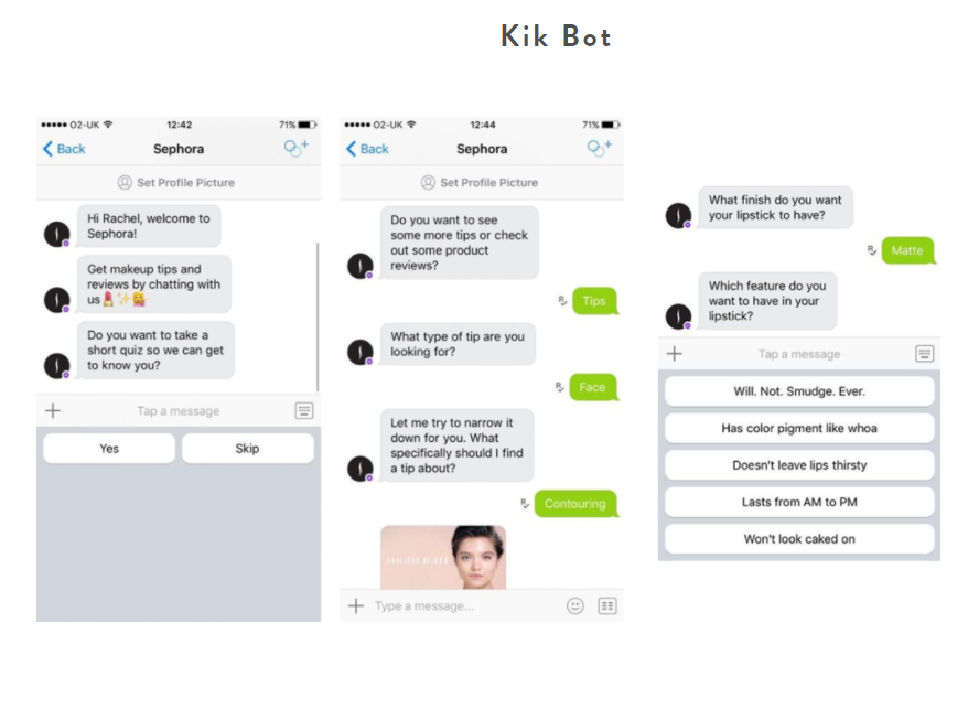 kik bot conversation