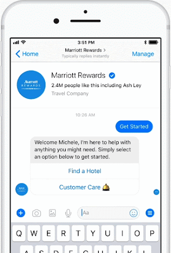 marriot hotel chatbot