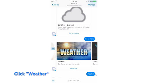 Weather chatbot