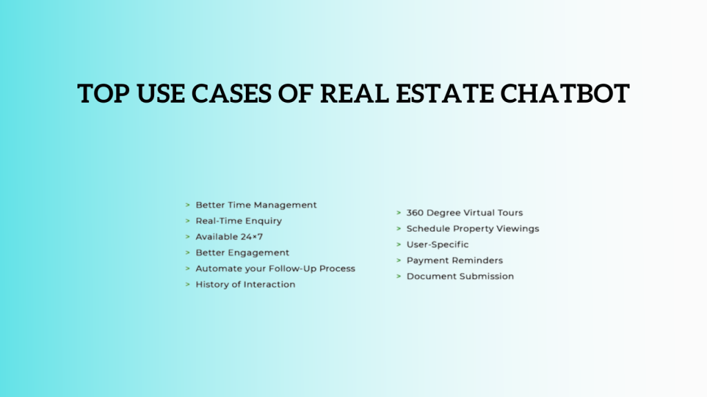 chatbots for real estate