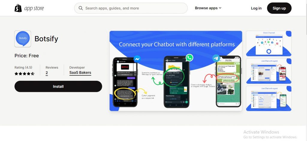 shopify app botsify