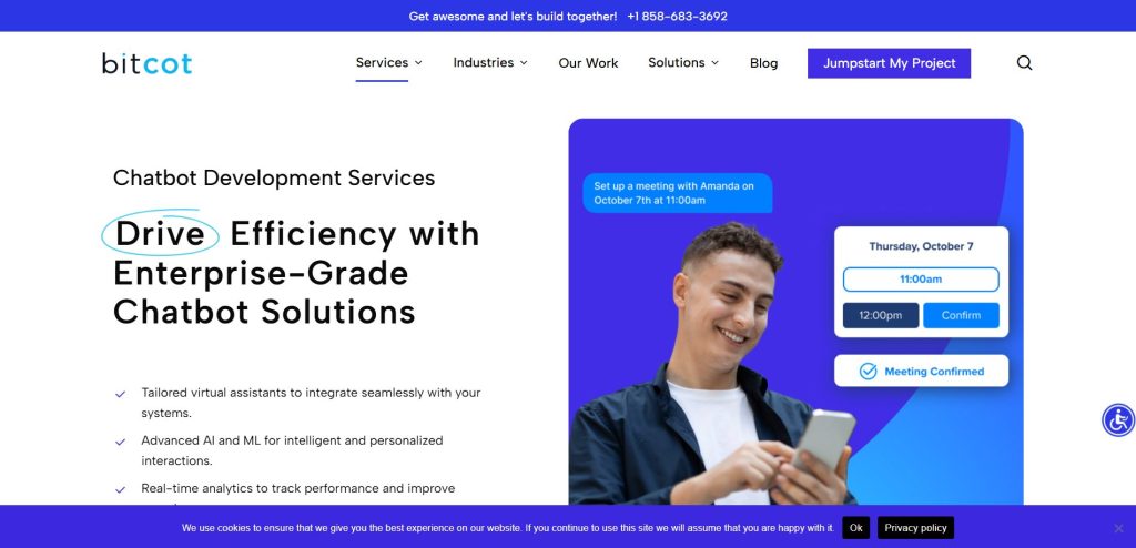 Bitcot homepage