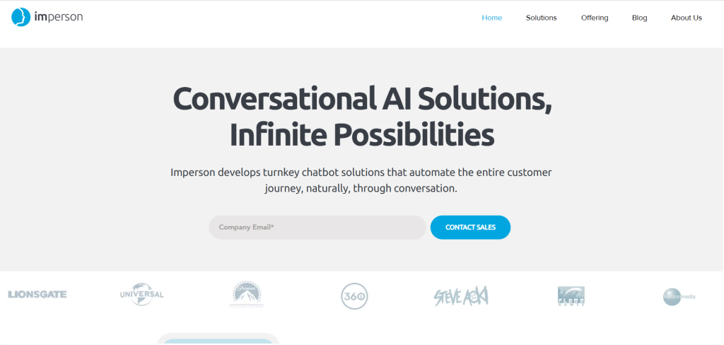 Imperson homepage