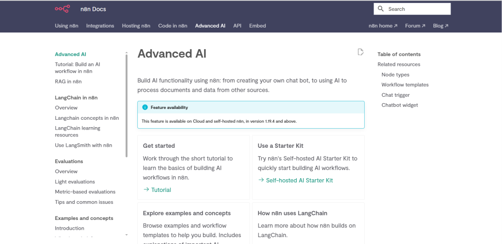 Advanced AI
