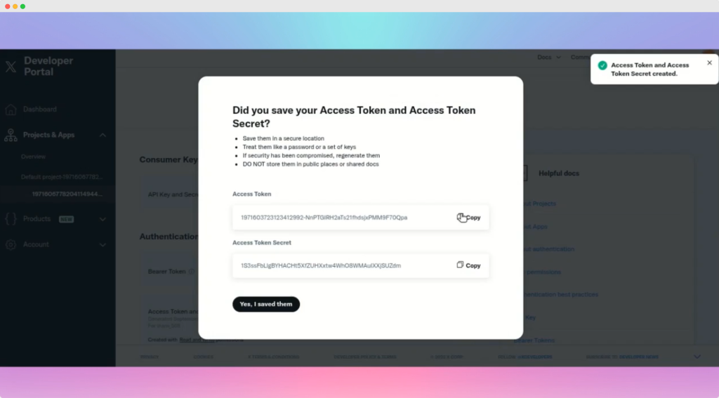 access token