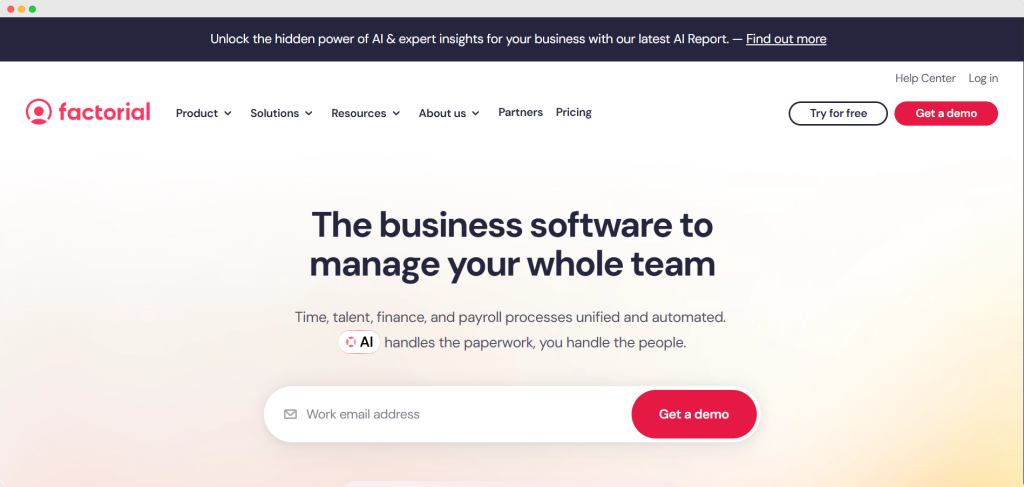 factorial hr platform