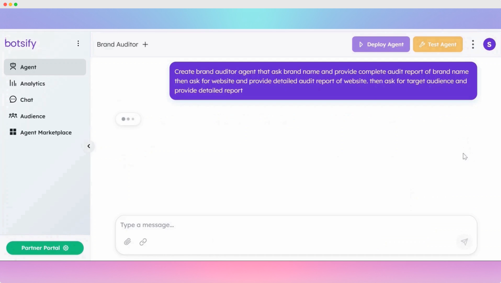 write prompt for business auditor ai agent