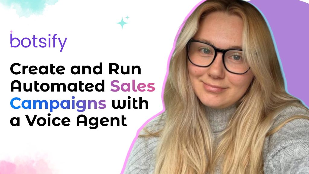 automated sales campaing voice agent