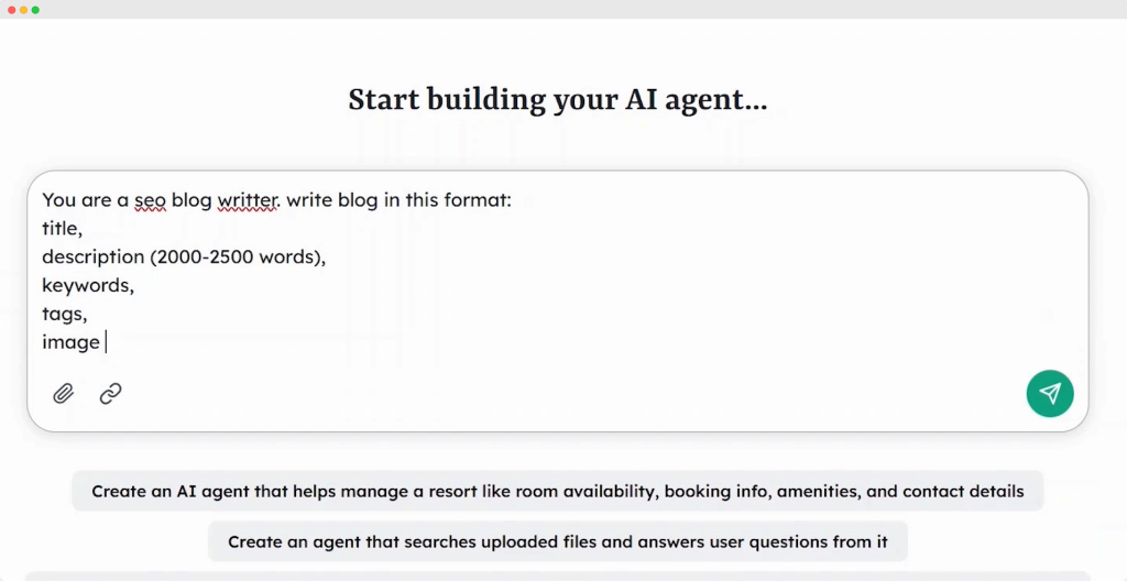 seo blog writer agent