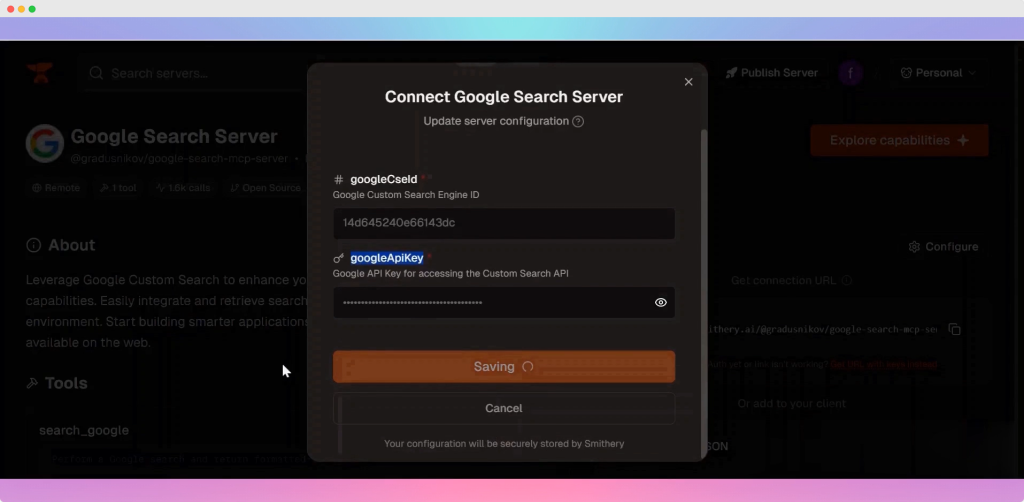 update configuration
