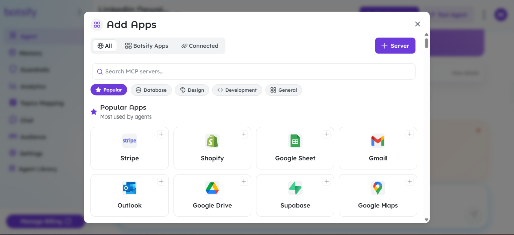 integrations with ai agent platform