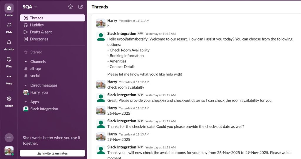 Slack automation ai agent