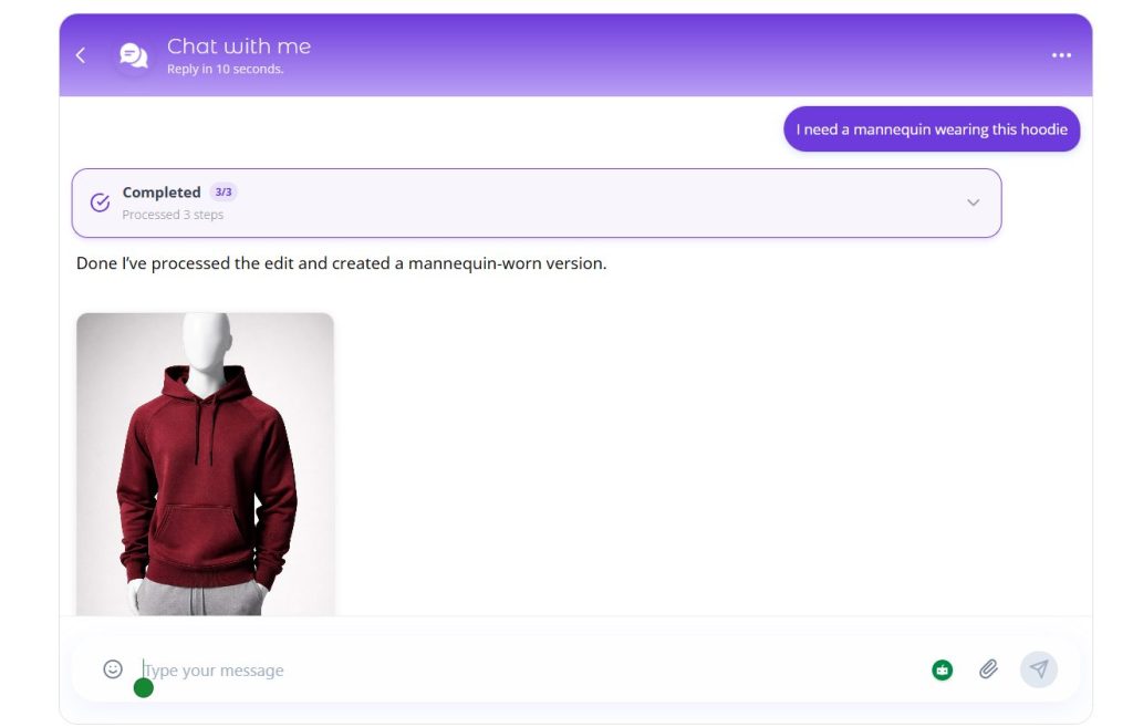 AI image generation conversation