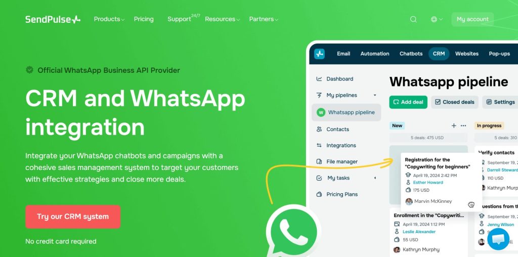 whatsapp-crm-sendpulse