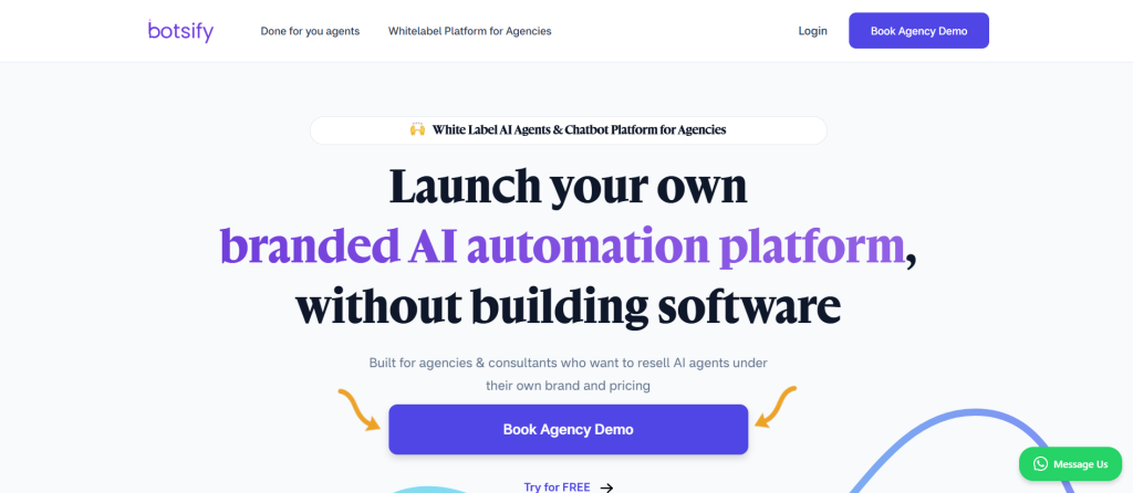 Botsify-no code ai agent builder
