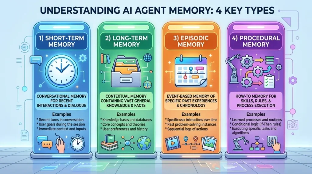 ai agent memory types