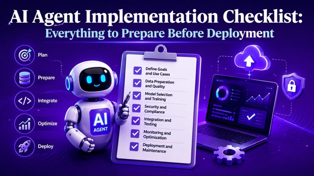AI Agent Implementation Checklist Everything to Prepare Before Deployment1