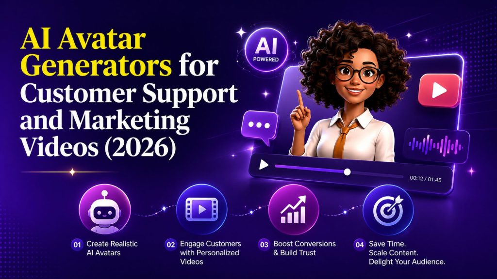 Best AI Avatar Generators for Customer Support and Marketing Videos (2026)