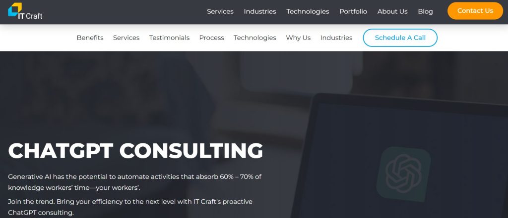 it craft- chatgpt consulting company