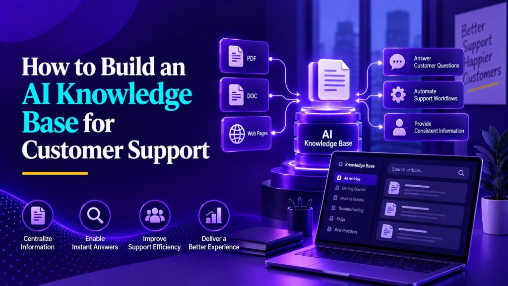 How to Build an AI Knowledge Base for Customer Support