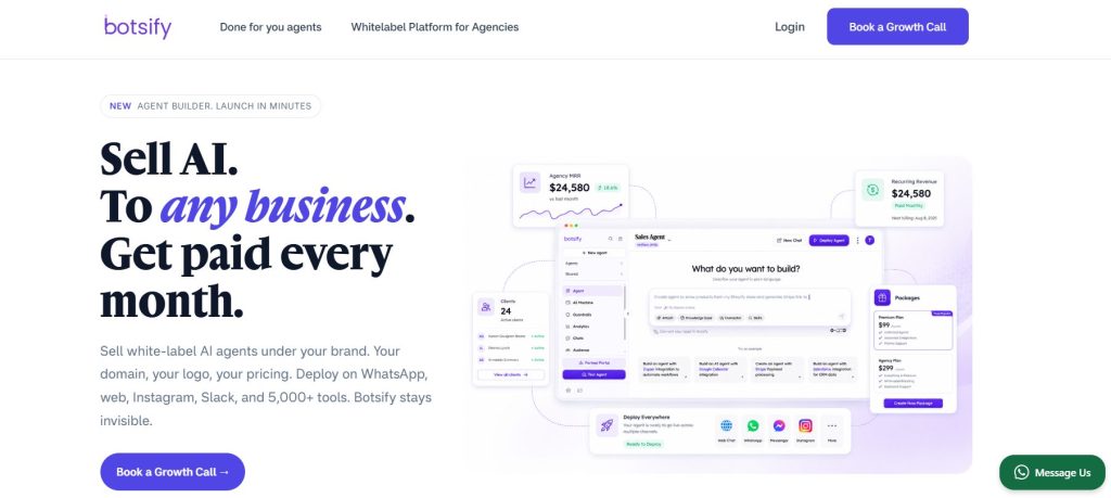 botsify-white label AI agent platforms 