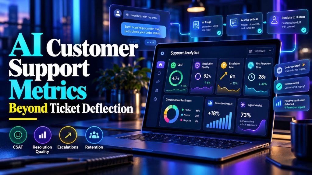 AI customer support metrics