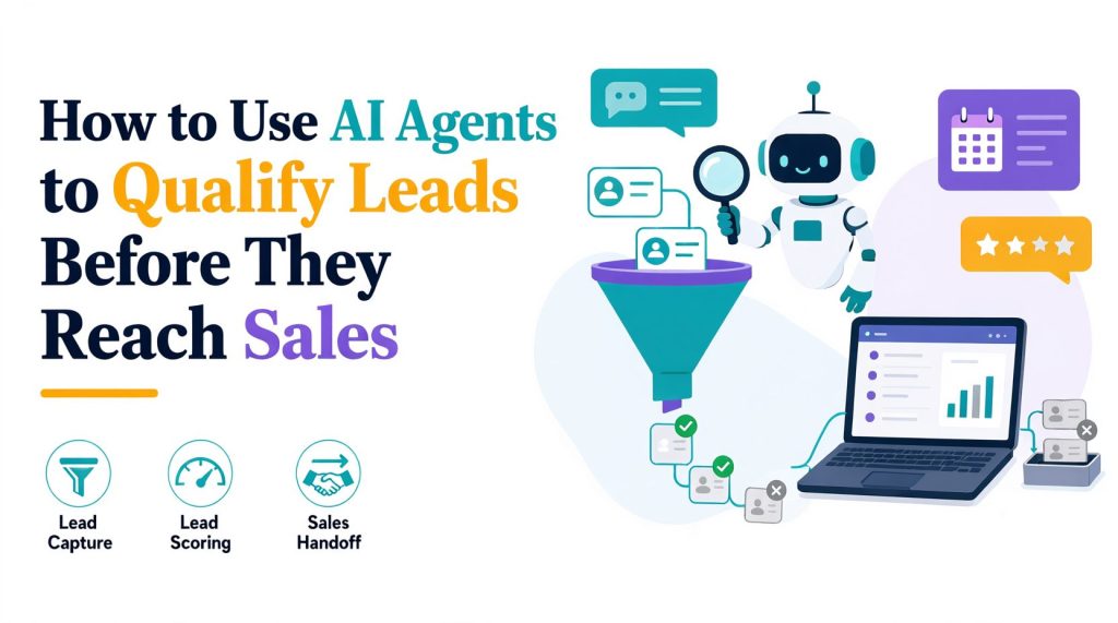 How to Use AI Agents to Qualify Leads Before They Reach Sales