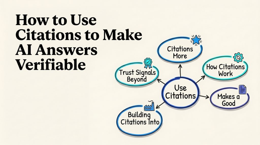How to Use Citations to Make AI Answers Verifiable