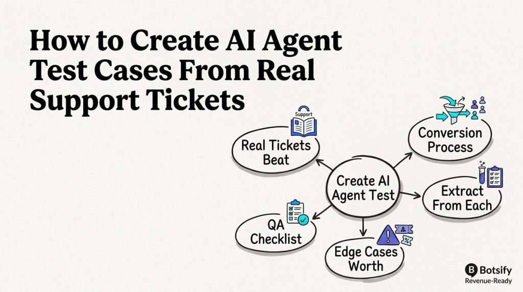 How to Create AI Agent Test Cases From Real Support Tickets