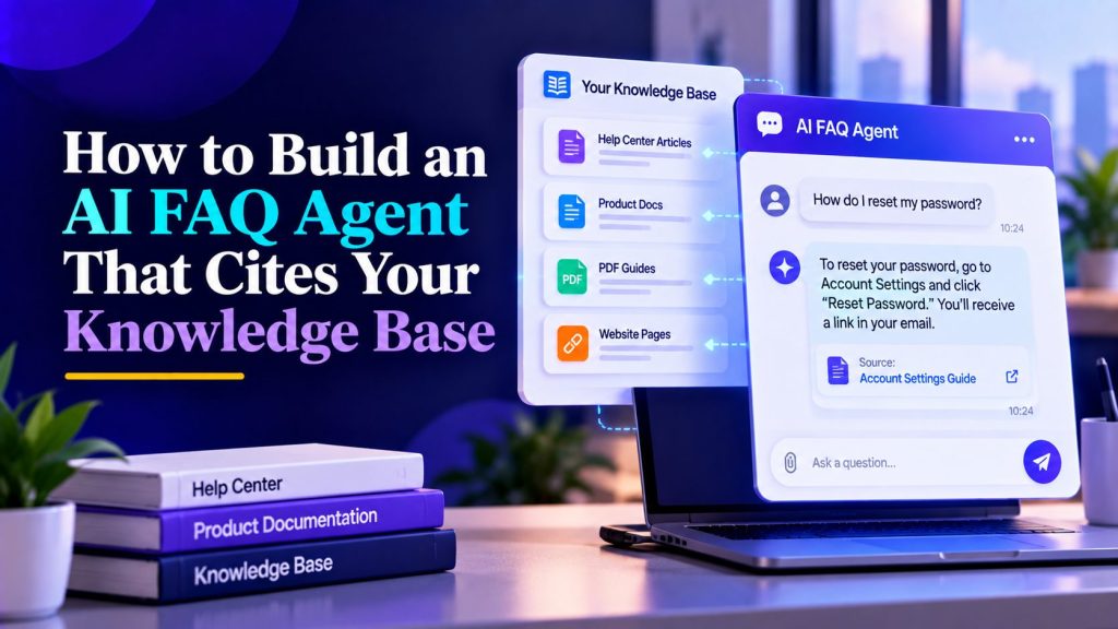 AI FAQ Agent Knowledge Base Interface