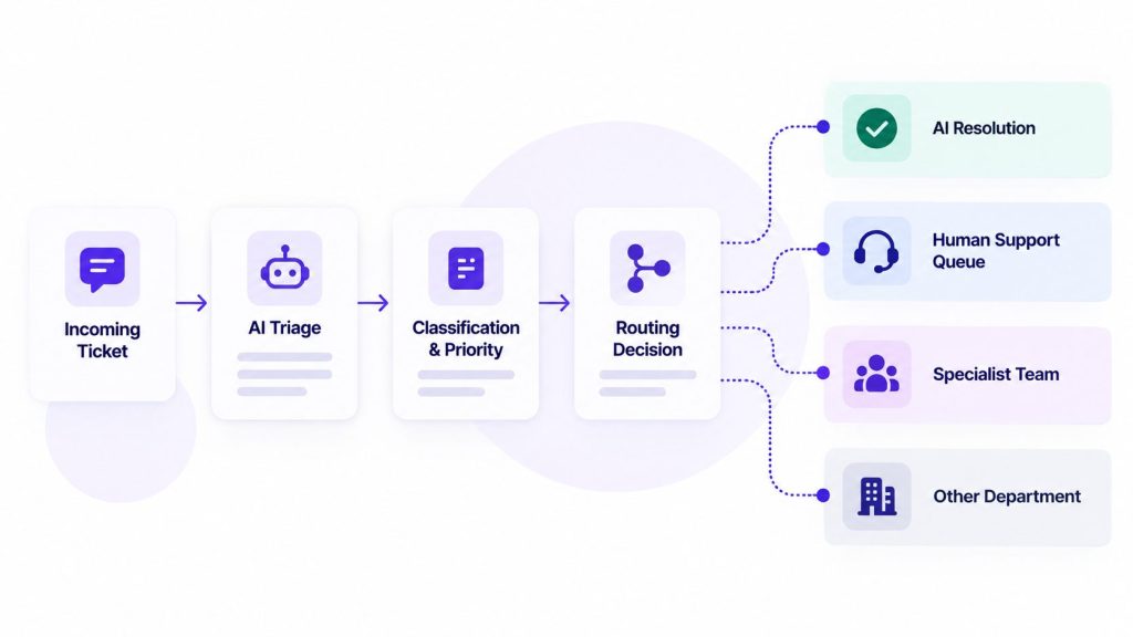 AI Ticket Routing Workflow