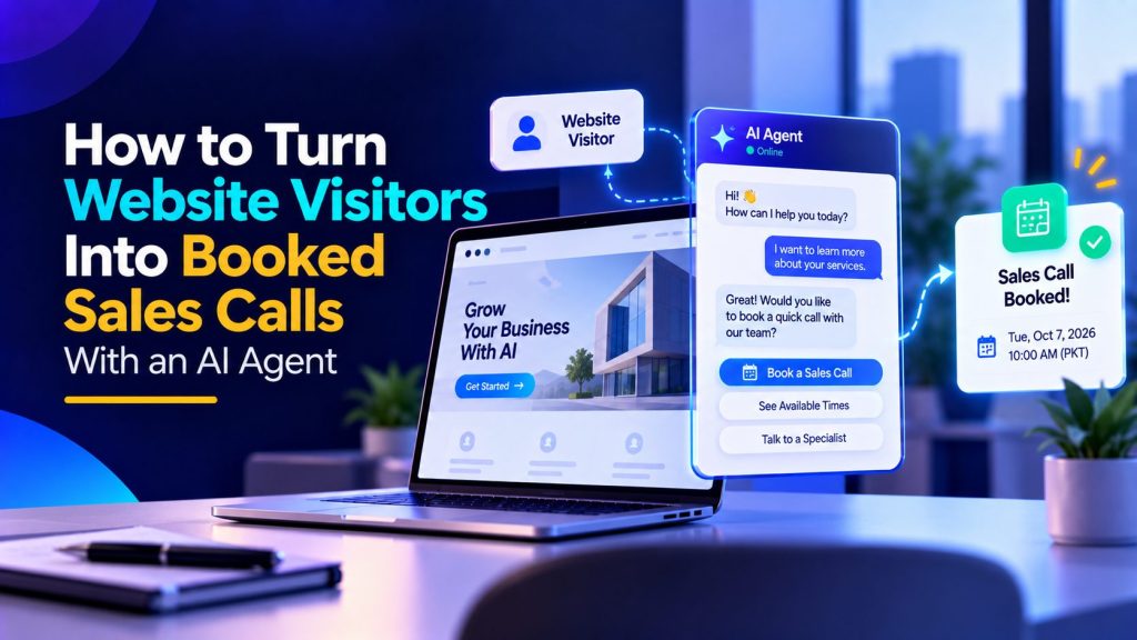 From Website Visitor to Booked Sales Call