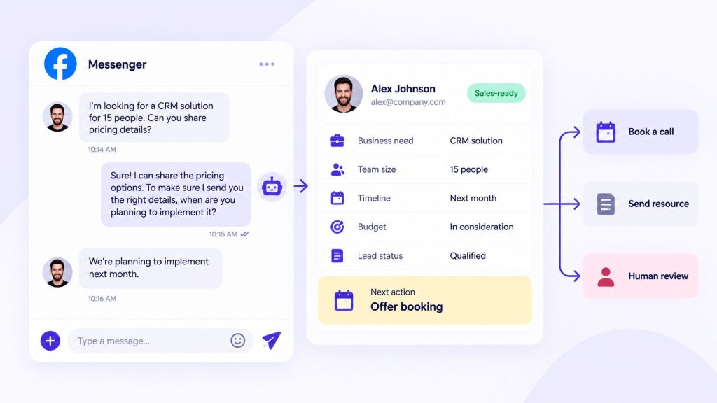 Messenger Lead Qualification Dashboard