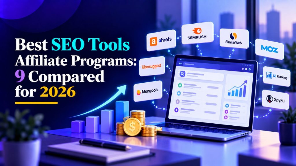 SEO Affiliate Tools Dashboard 2026