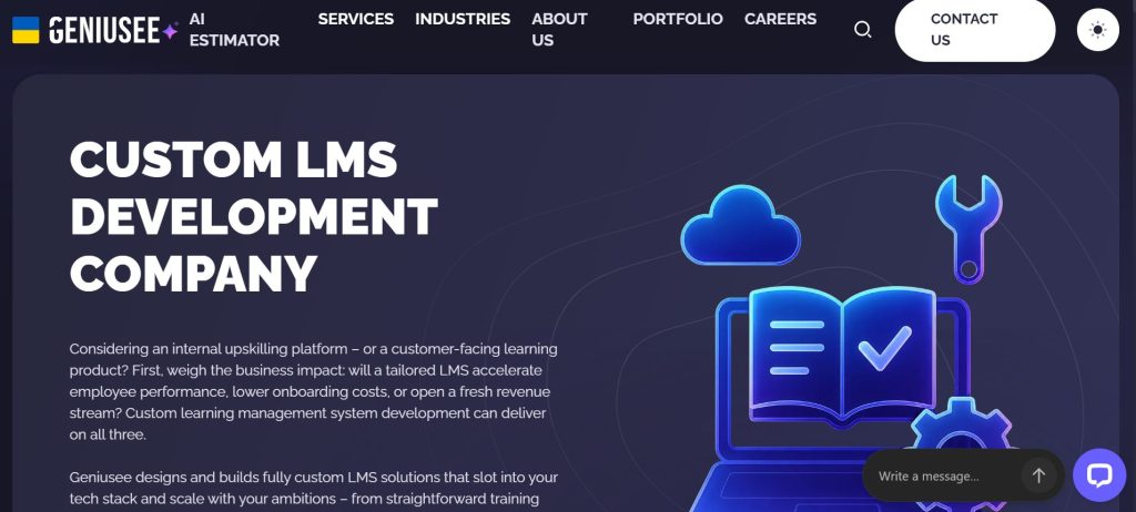 geniusee- custom LMS development companies
